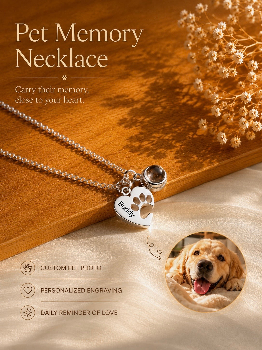 Pet Memory Necklace