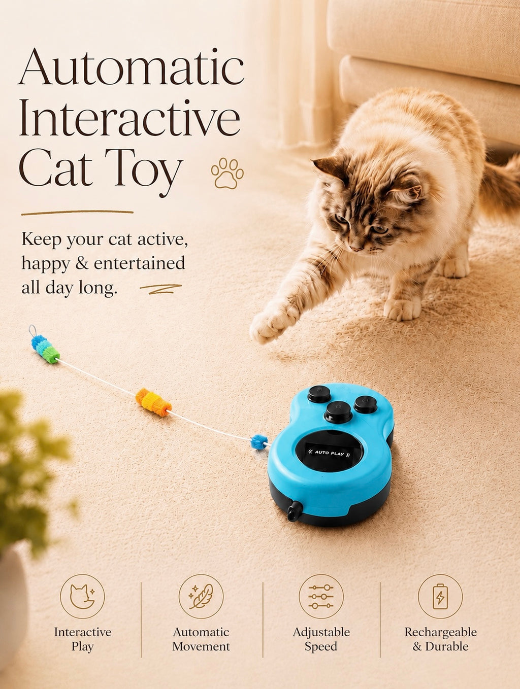 Interacr Cat Toy