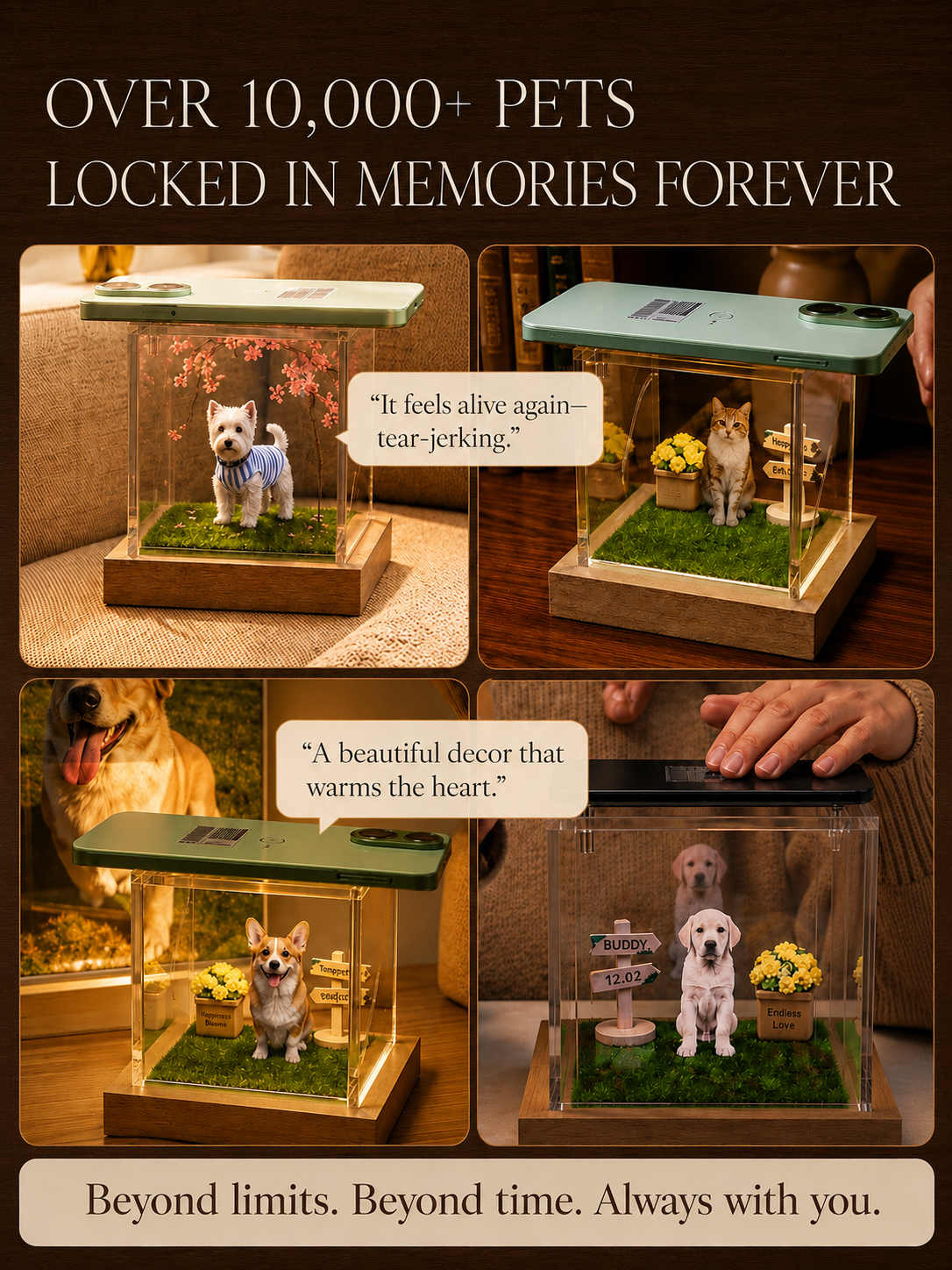 Holographic Pet Memory Box