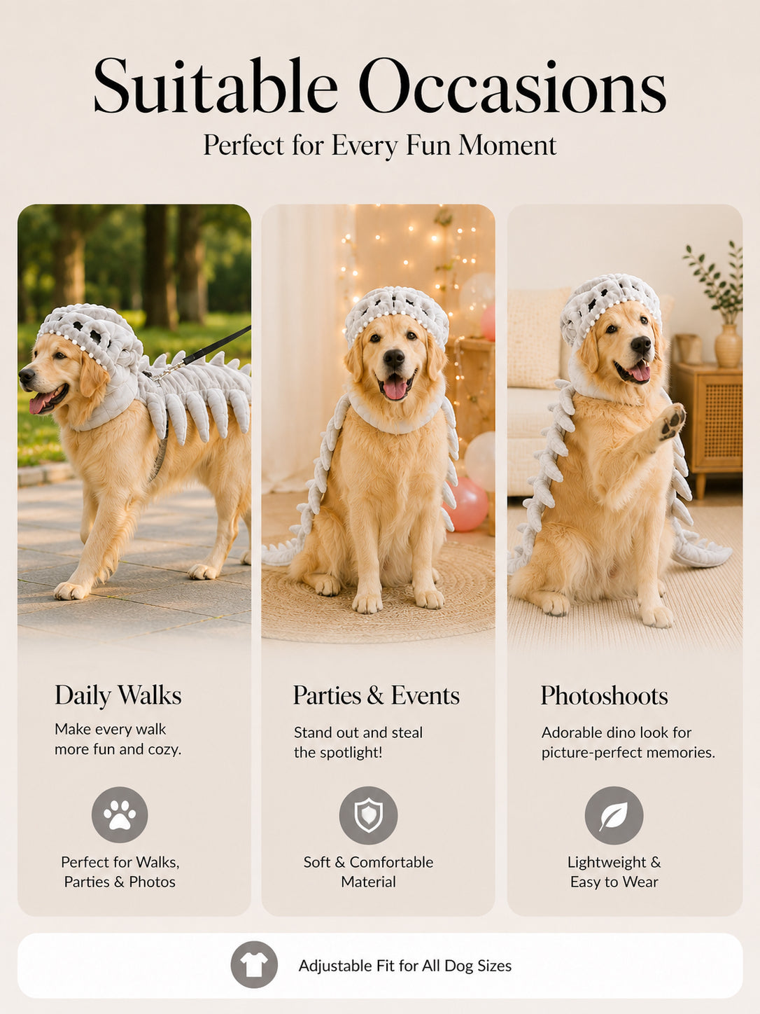 DinoSkele Dog Custume