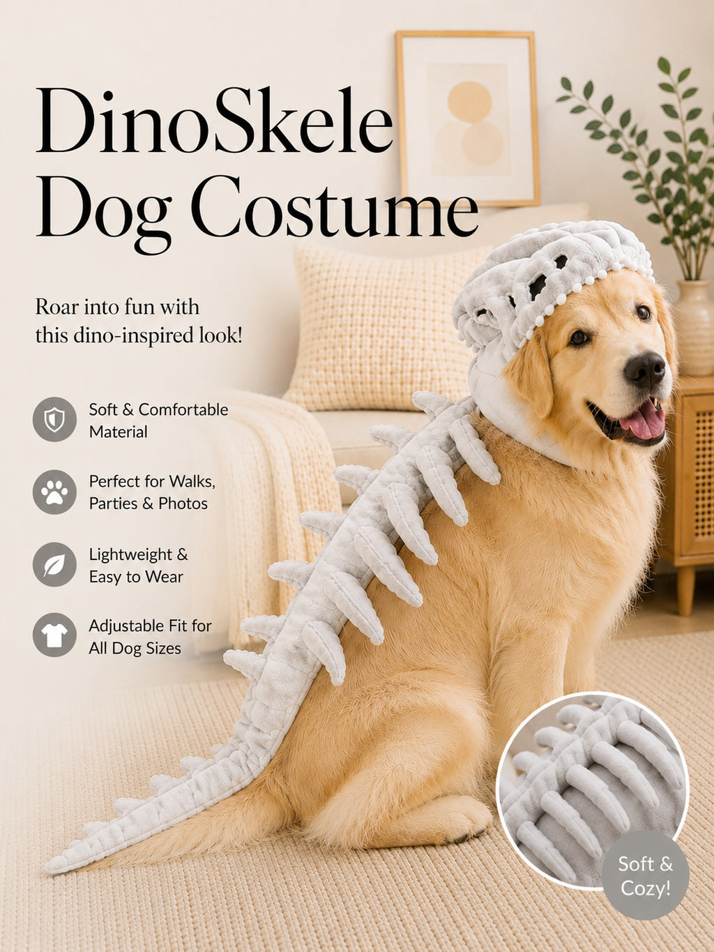 DinoSkele Dog Custume