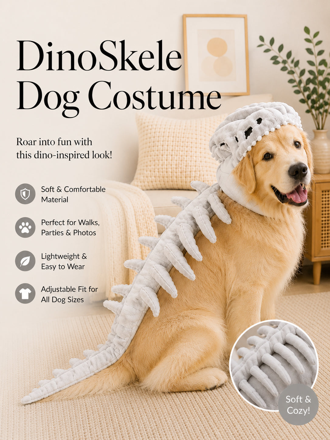 DinoSkele Dog Custume