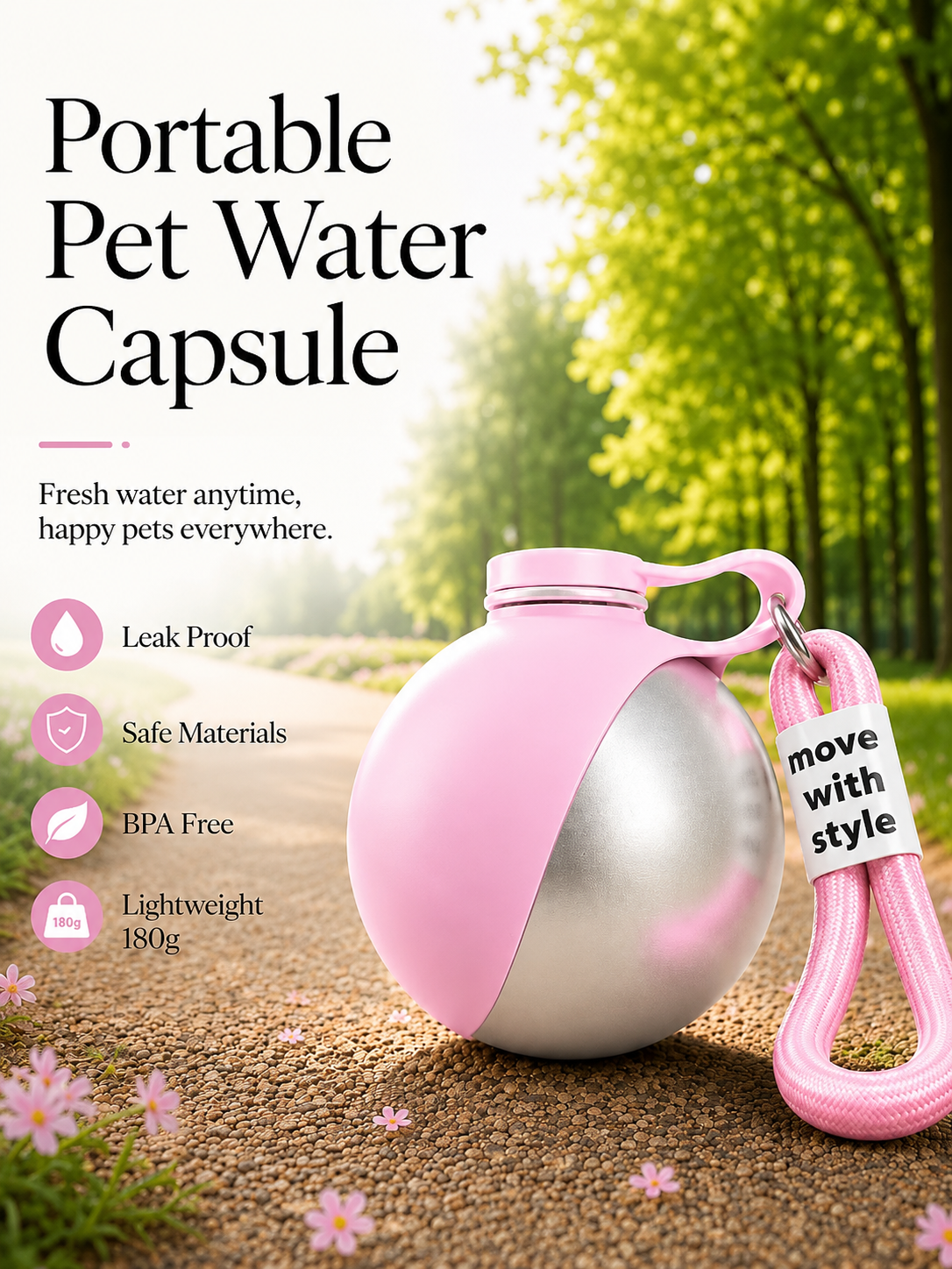 Portable Pet Water Capsule
